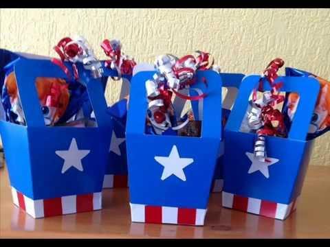 Cajas sorpresitas de Capitán América