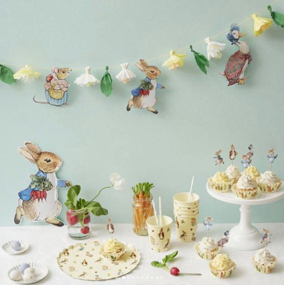 Ideas de decoración de fiesta con conejitos
