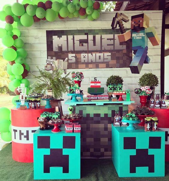  Ideas para una fiesta de Minecraft