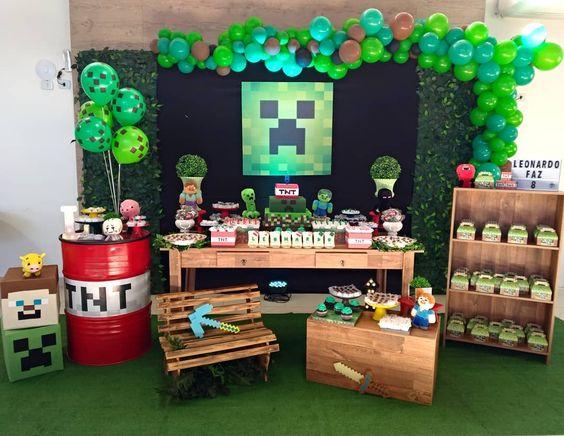 pavo plataforma Seguro Ideas para una fiesta de Minecraft - Todo Bonito
