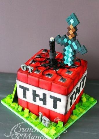 Torta TNT de Minecraft