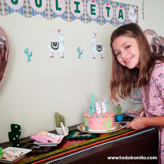 Cumpleaños en cuarentena con kits imprimibles de Llamitas de Todo Bonito
