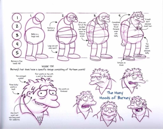 Cómo dibujar a Barney