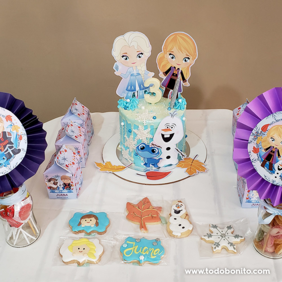 Torta decorada Frozen 2 