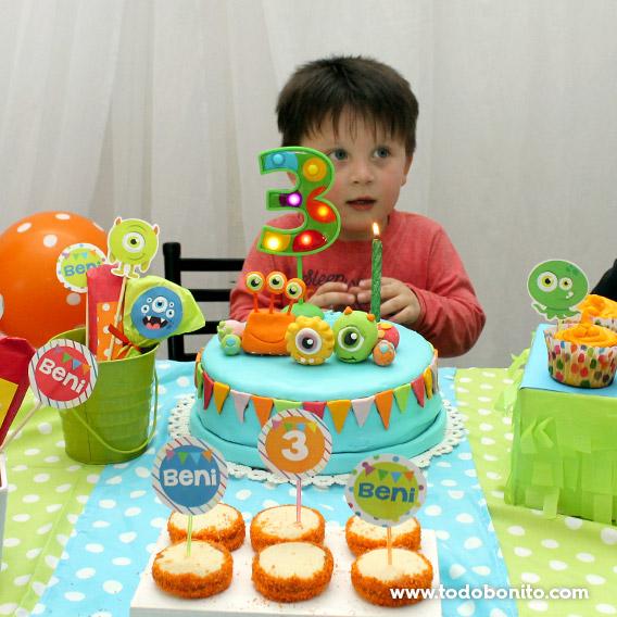 Decoración de monstruitos para cumpleaños