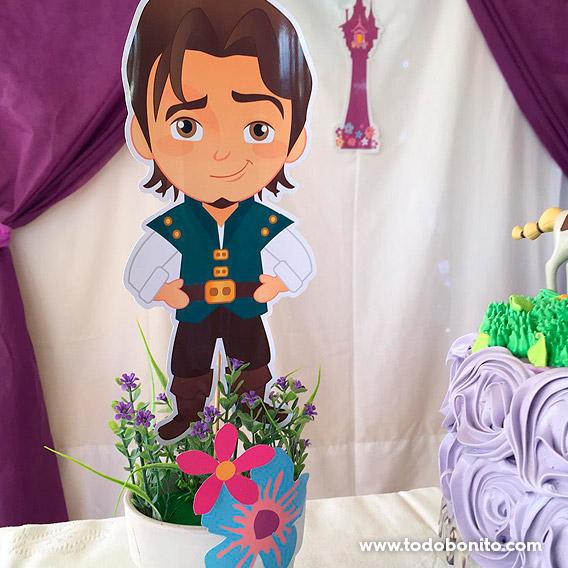 Centros de mesa de Rapunzel