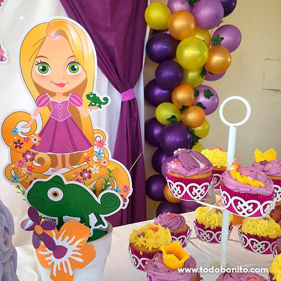 Centros de mesa de Rapunzel