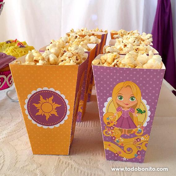 Cajitas imprimibles de Rapunzel