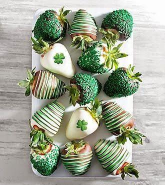 Frutillas decoradas como cactus