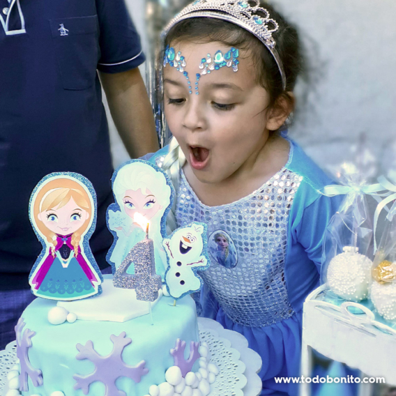Ideas decoración de fiesta de Frozen
