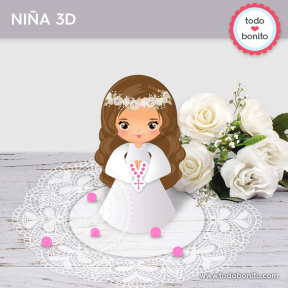 Niña 3D para imprimir modelo "Justina"