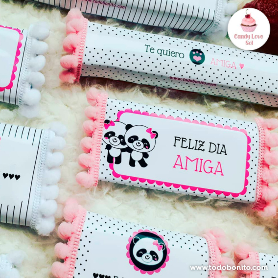 Golosinas decoradas para el día del amigo
