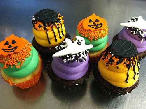 Cupcakes decorados para Halloween