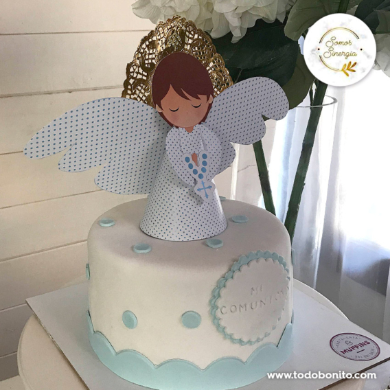 Torta de Primera Comunión de niños