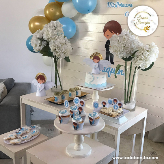 Decoraciones de Primera Comunión de niños para imprimir