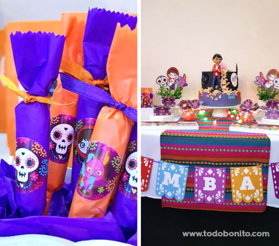 Decoraciones de cumpleaños película Coco